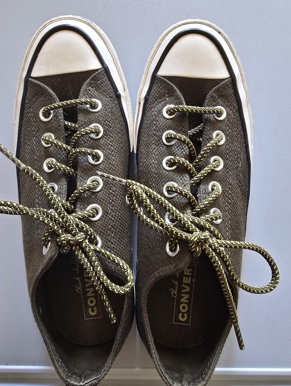 Converse Unisex Olive Green Low Top Sneakers W8
